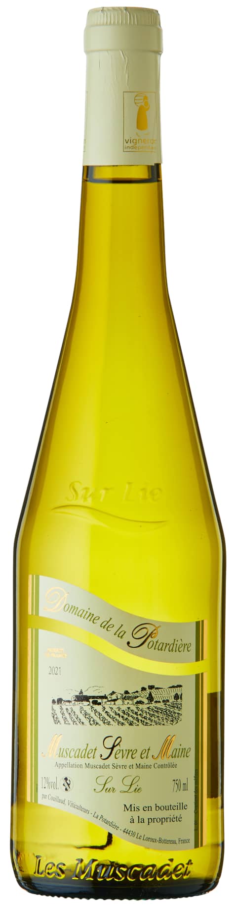 La Potardiere Muscadet vino bianco 75cl sur lie