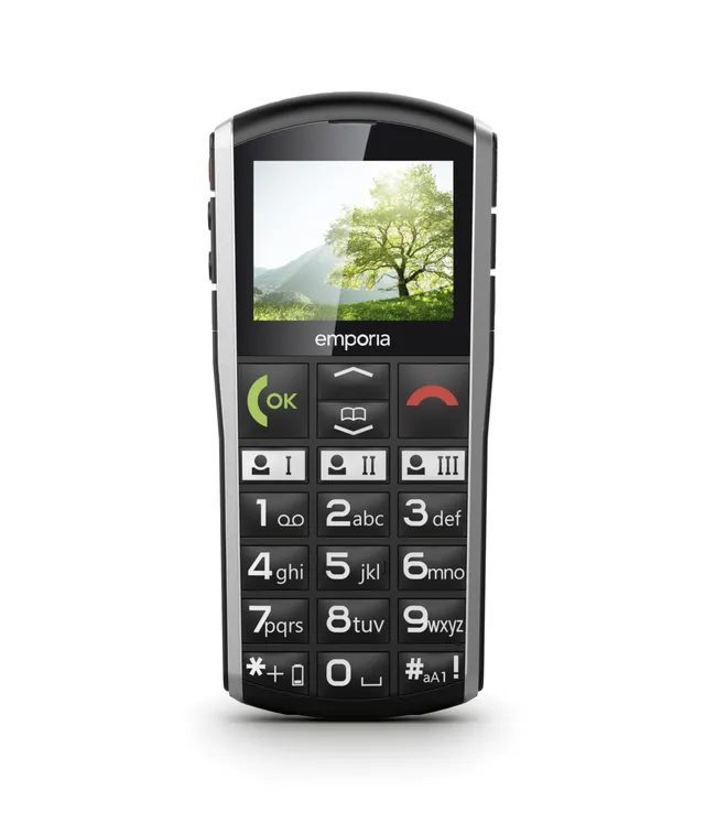 Emporia Simplicity LTE telefono con tasti nero tasti grandi SOS