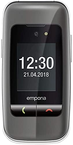 Emporia ONE Telefono Conchiglia per Anziani Space Grey Tasto SOS