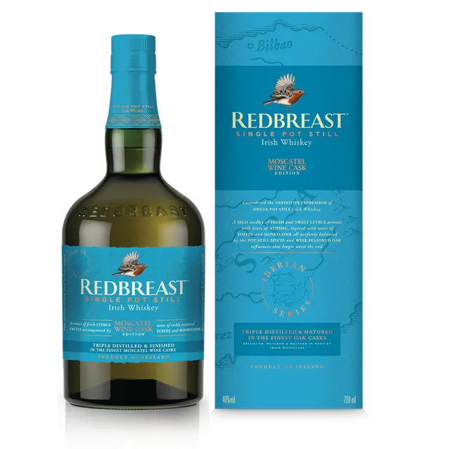 Redbreast Moscatel Wine Cask Irish Whiskey Single Pot Still 46%