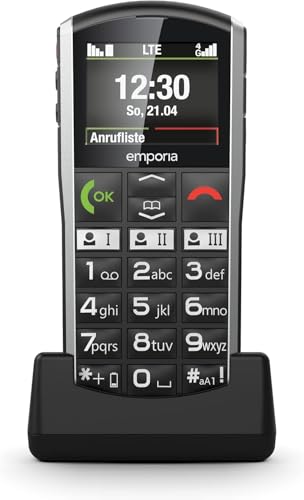 Emporia Simplicity LTE telefono con tasti nero tasti grandi SOS