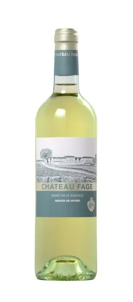Château Fage Blanc Vino Bianco Bordeaux Agrumato