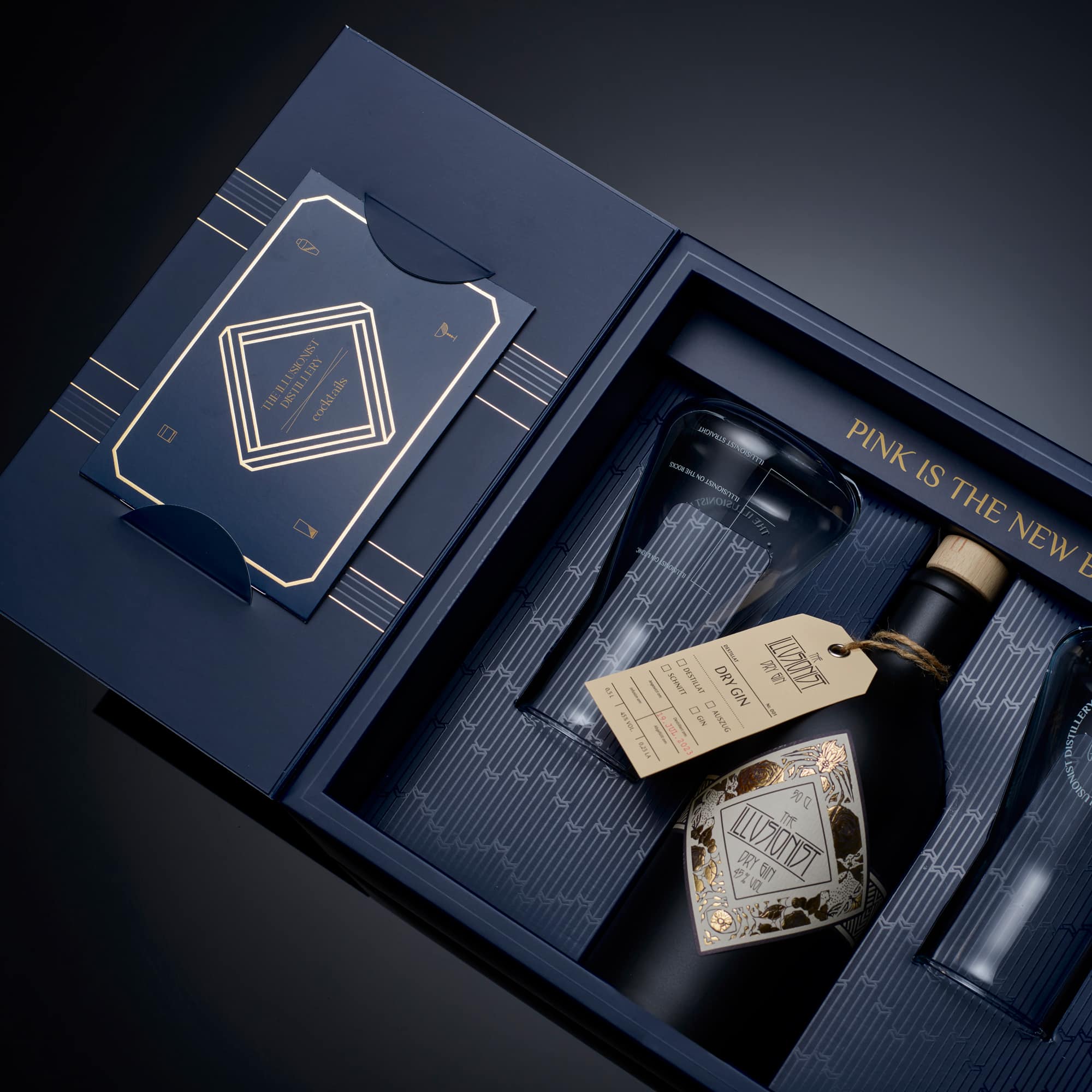 The Illusionist Mysterium Gift Set Gin 500ml 45% + Beute