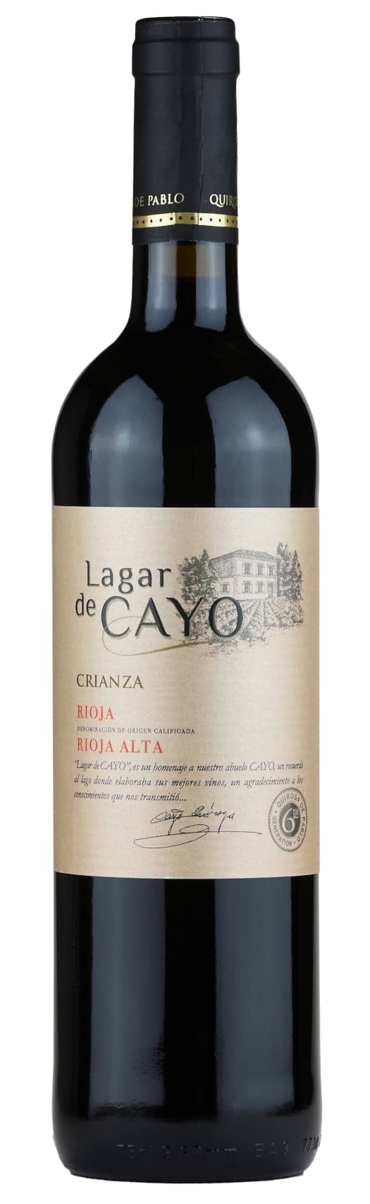 Mitchell & Son Lagar de Cayo Rioja Crianza vino rosso 75 cl
