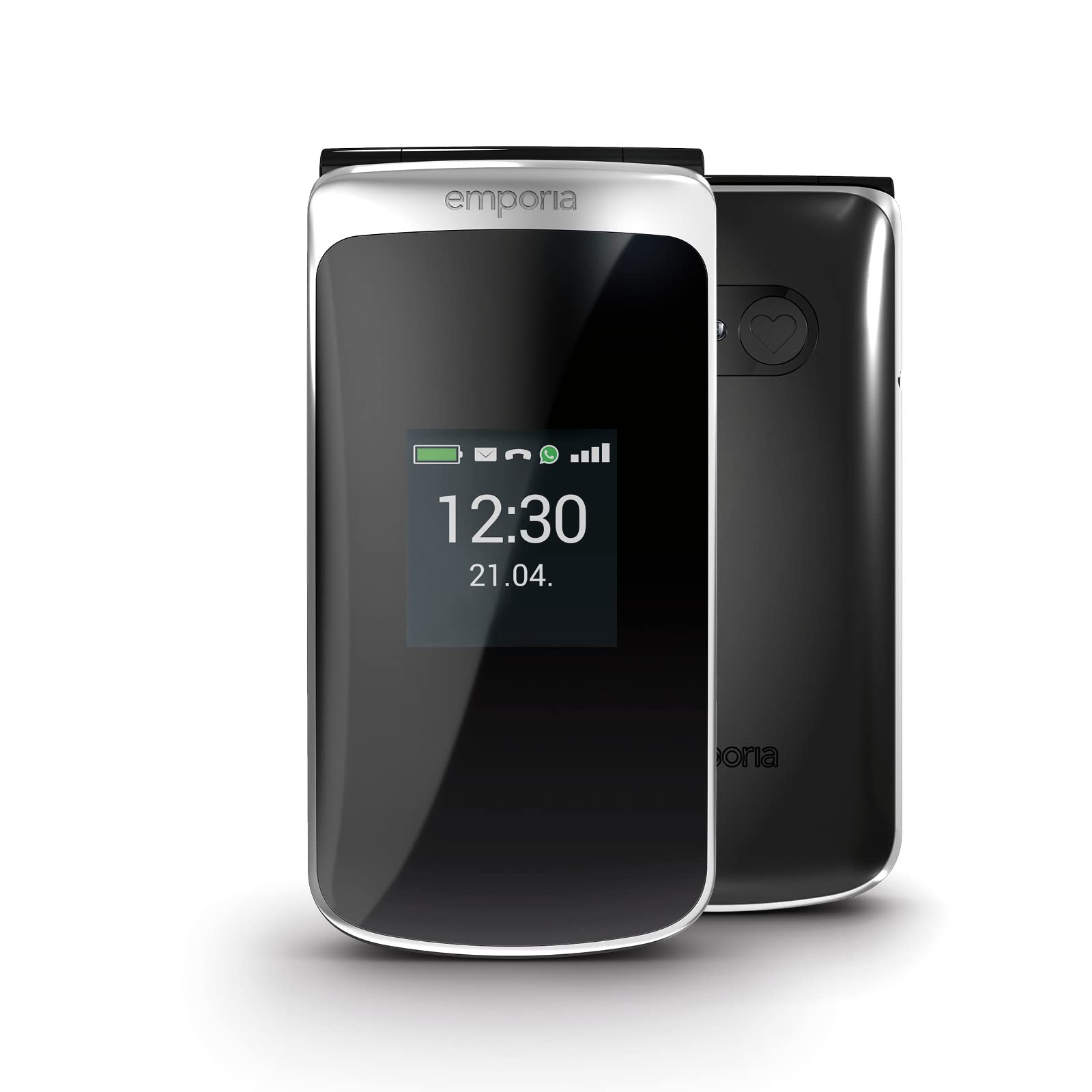 Emporia TOUCHsmart.2 telefono conchiglia 4G nero WhatsApp