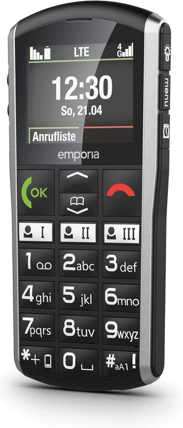 Emporia Simplicity LTE telefono con tasti nero tasti grandi SOS