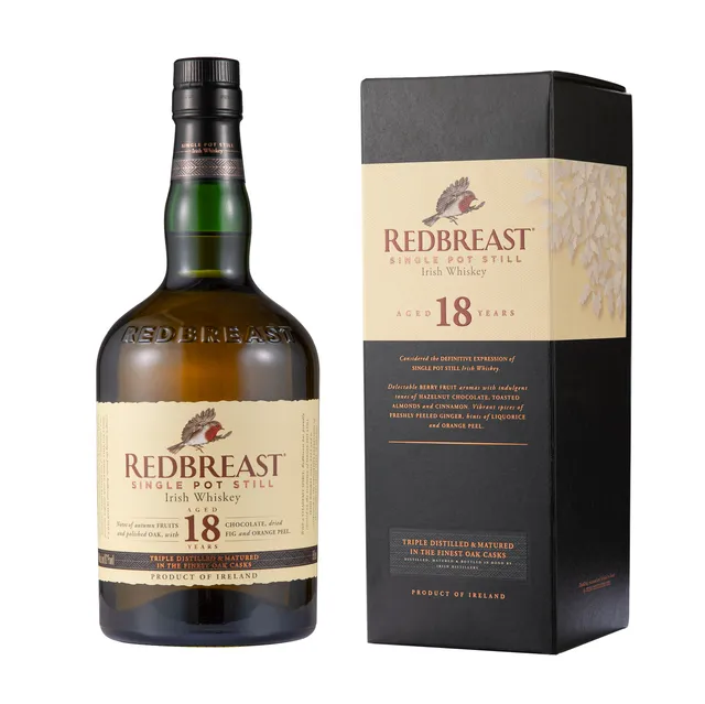 Mitchell & Son Redbreast 18 whisky irlandese single pot still