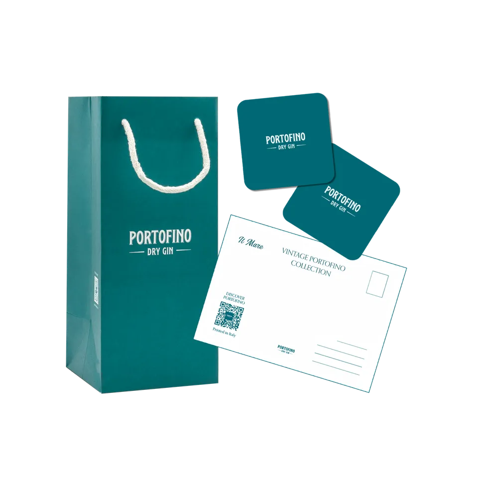 Portofino Gin Accessori Busta regalo + cartolina confezione
