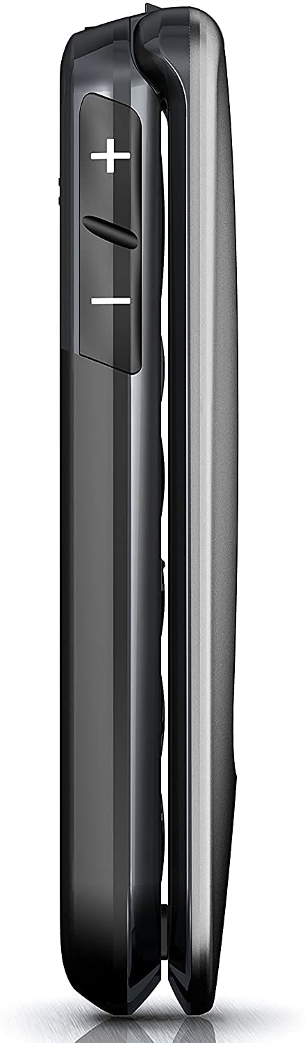 Emporia Comfort telefono conchiglia anziani grigio tasti grandi