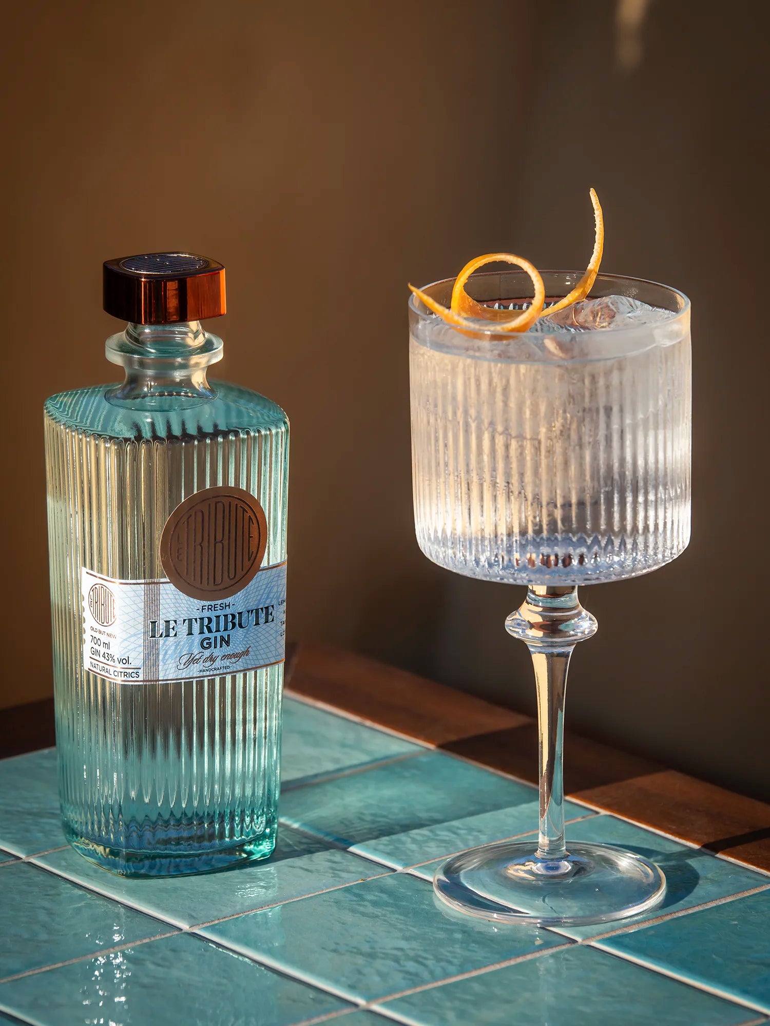 Le Tribute Gin gin fresco agrumato confezione 3 bottiglie