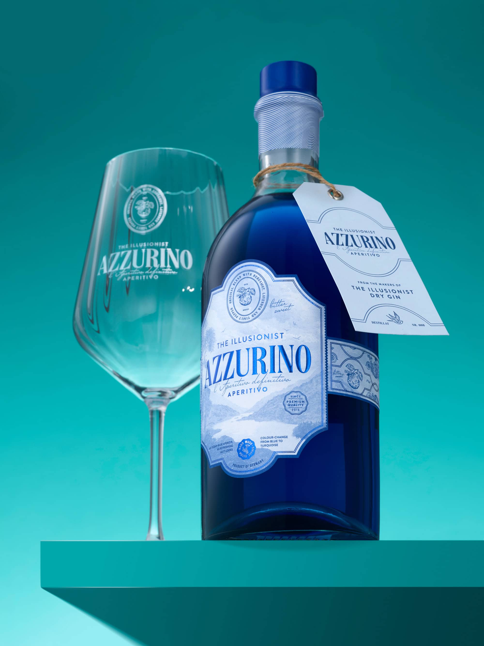 The Illusionist Azzurino Bicchieri Aperitivo 513 ml 6 Pezzi