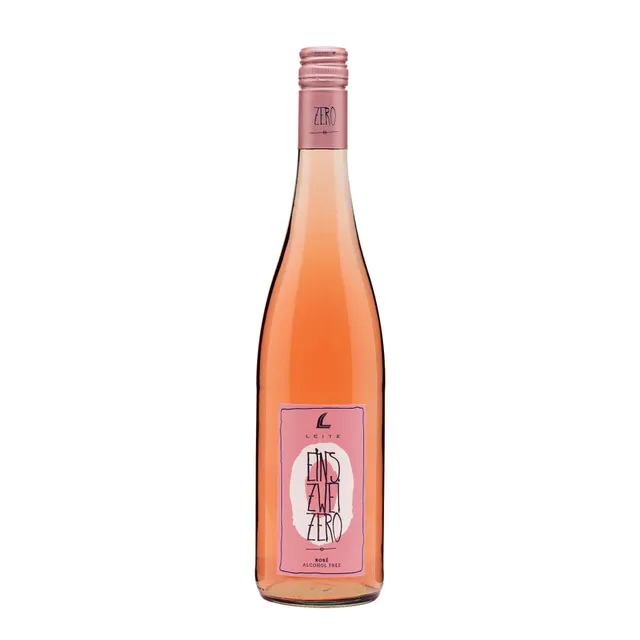 Leitz Eins Zwei Zero Riesling Rosé vino analcolico lampone