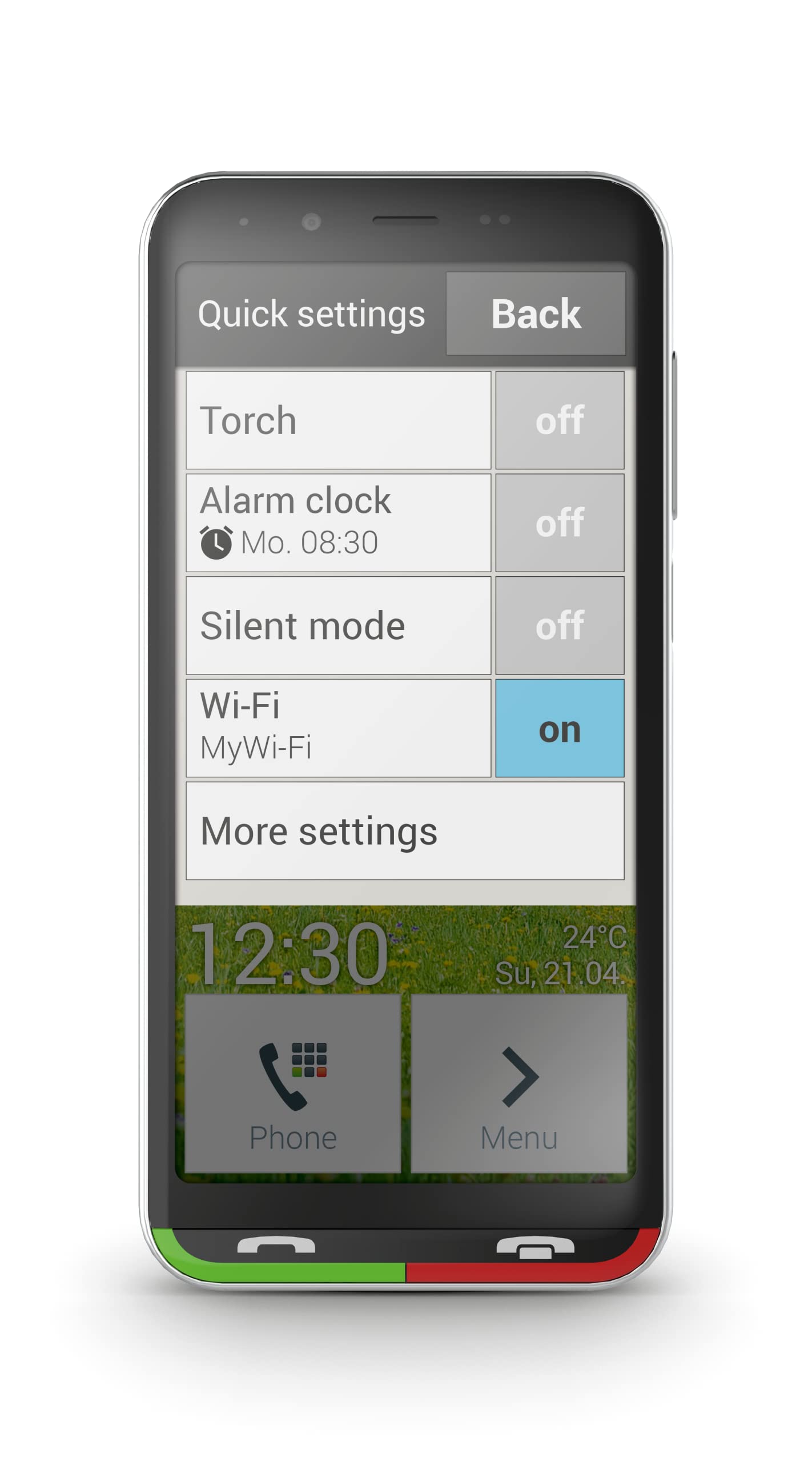 Emporia Super Easy Smartphone Anziani Nero 32GB SOS