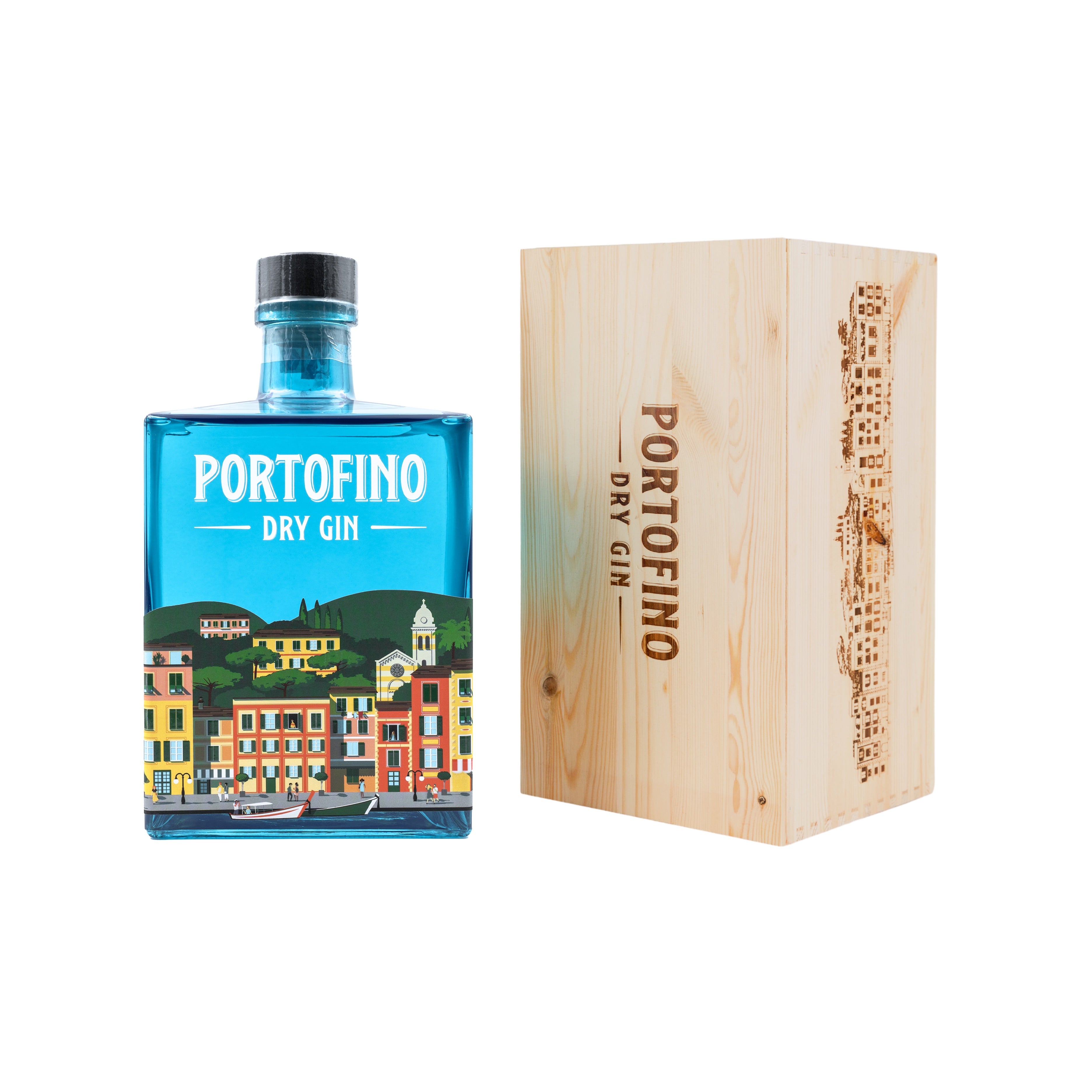 Portofino Il nostro Gin Dry Gin 5 L cassetta legno