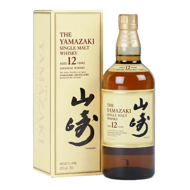 Yamazaki 12 Anni Single Malt Whisky Giapponese Mizunara