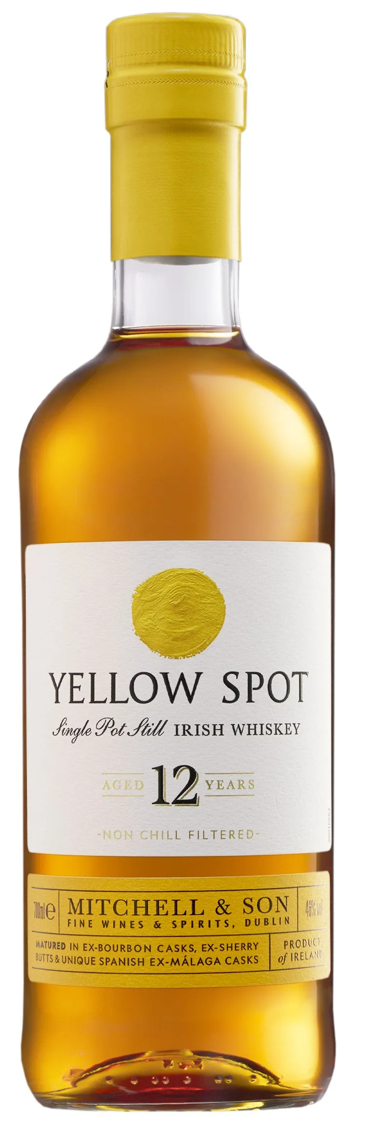 Yellow Spot 12 Anni Single Pot Still Whiskey Irlandese Malaga