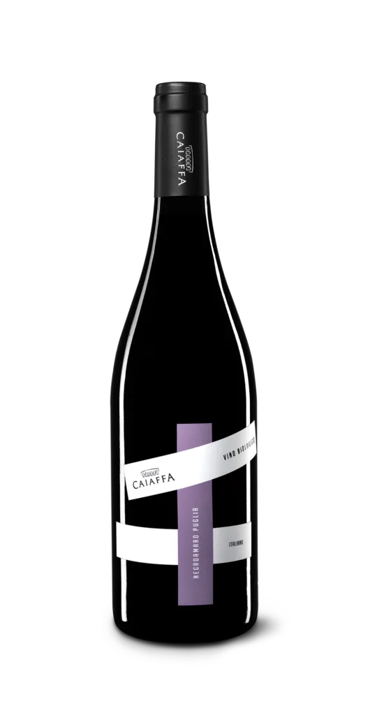 Caiaffa Negroamaro vino rosso bio Puglia 75 cl frutti neri