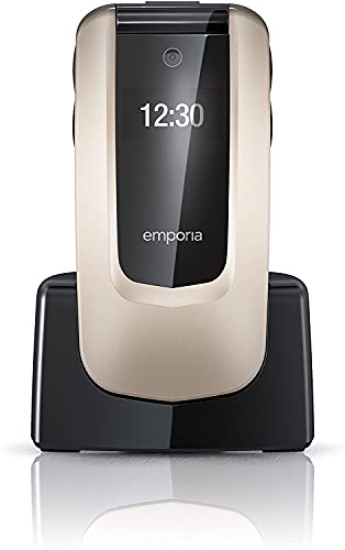 Emporia Comfort telefono conchiglia anziani champagne tasti grandi