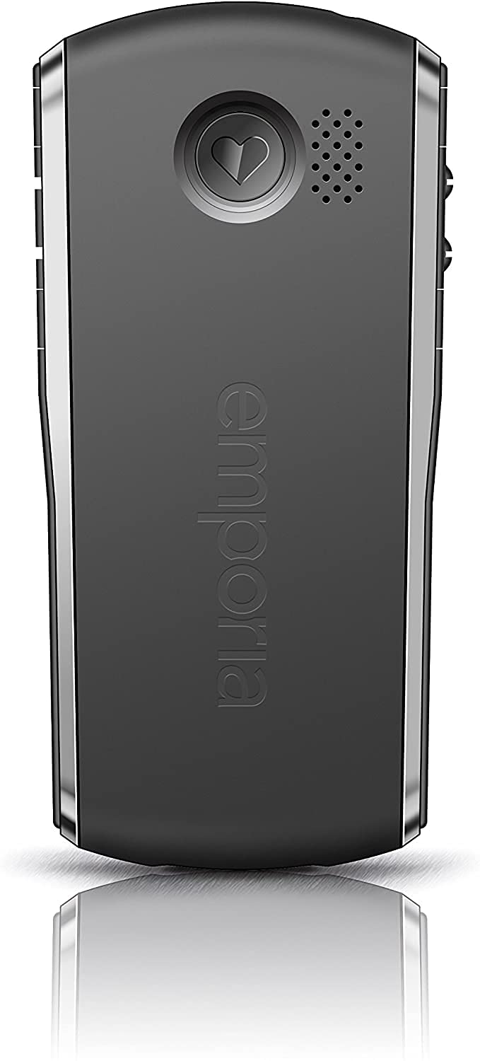 Emporia Pure Telefono per Anziani Nero con Tasto SOS