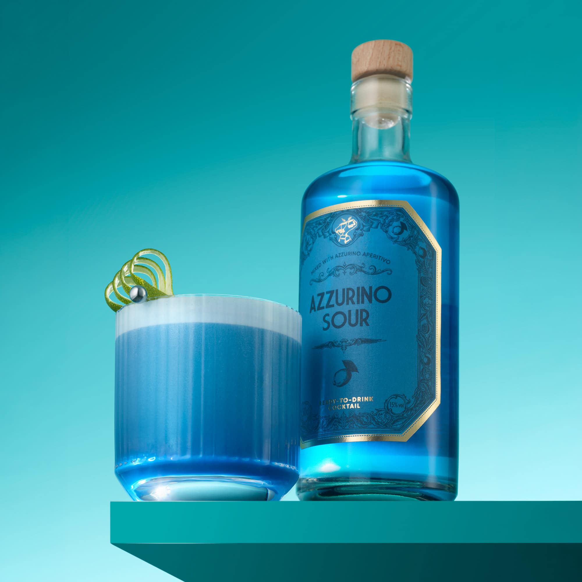 The Illusionist Azzurino Sour cocktail premiscelato 50 cl 15% bergamotto