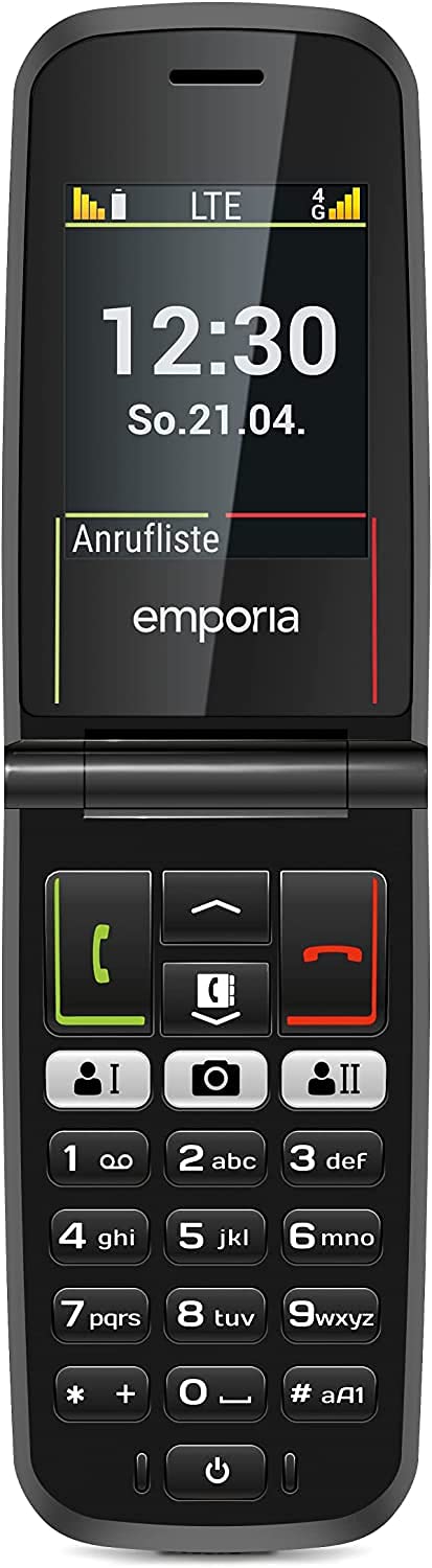 Emporia Activeglam Flip Anziani Blueberry 4G SOS