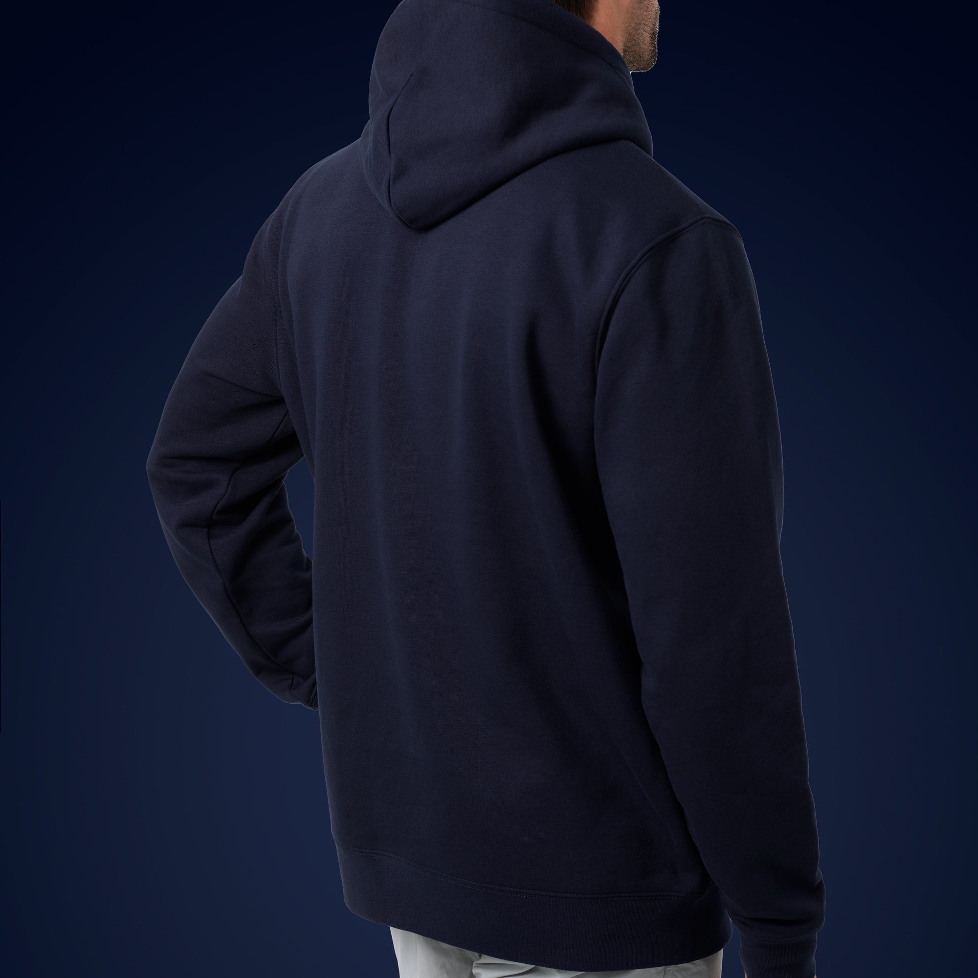 The Illusionist Distillery Hoody felpa cappuccio blu cotone bio