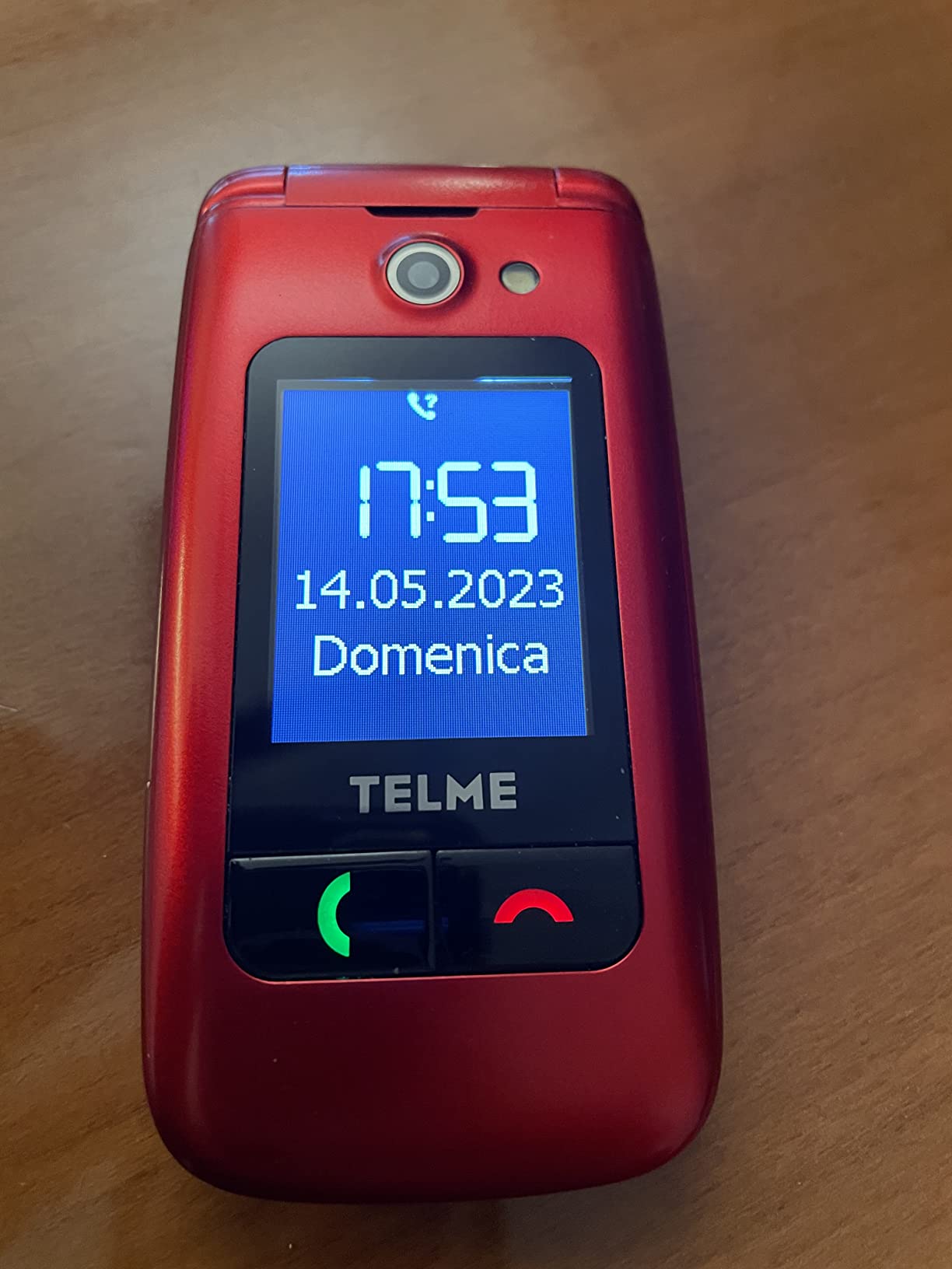 Emporia Telme X200 Telefono conchiglia rosso 2.4" SOS