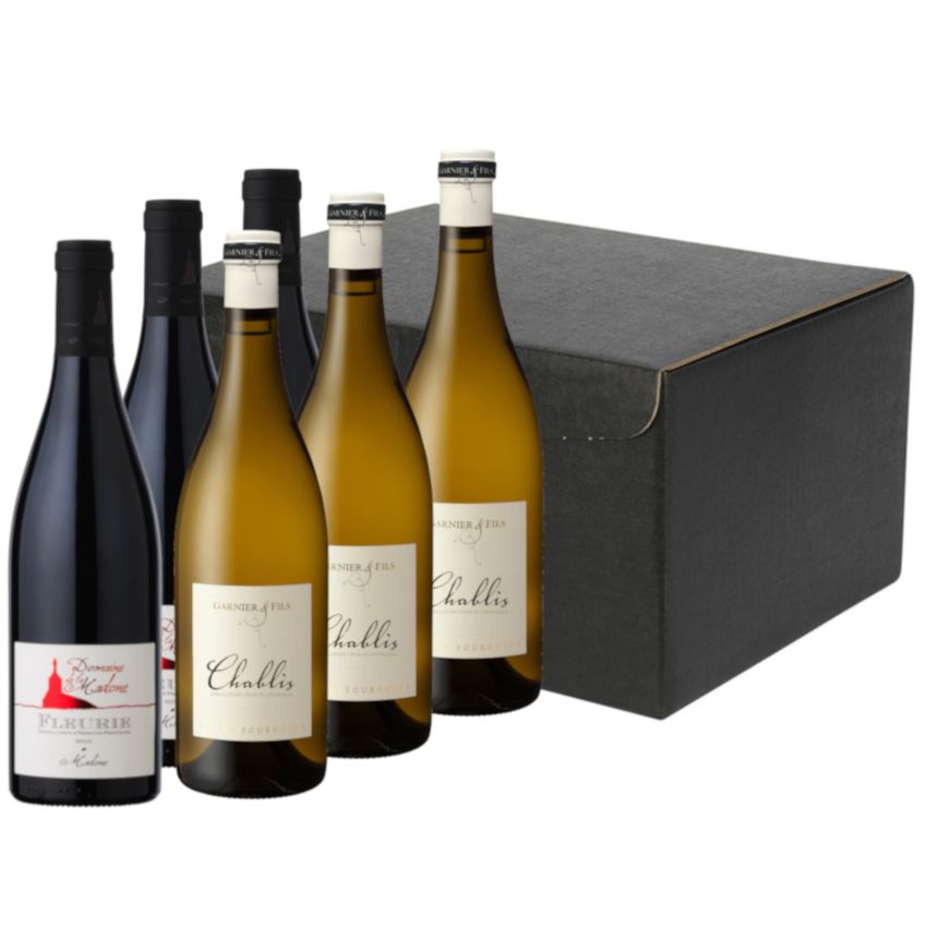 The French Connection Cofanetto Vino 2 Bottiglie Legno
