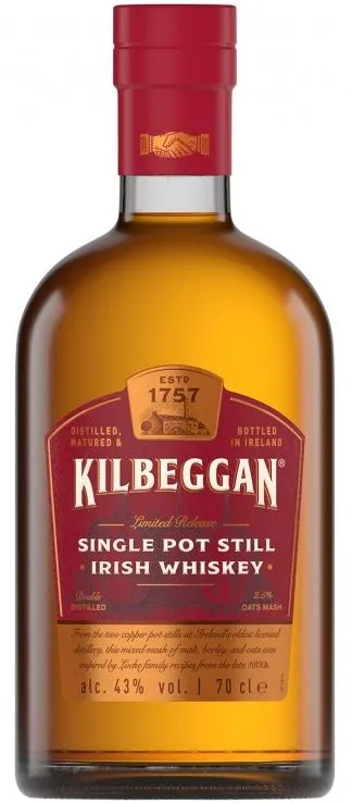 Kilbeggan Single Pot Still whiskey irlandese