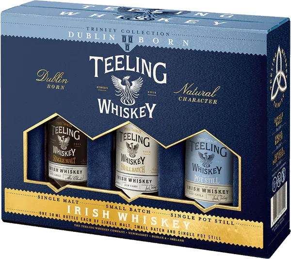 Teeling Trinity Pack Whisky Irlandese 3x50 ml Idea Regalo