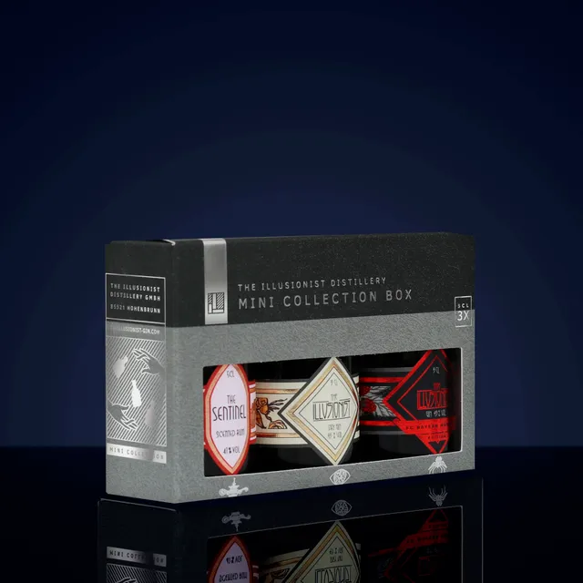 The Illusionist Range Mini Collection Box set 3x50ml gin rum