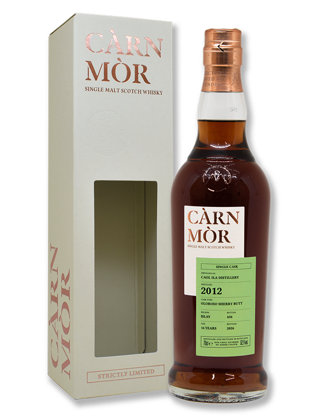 Carn Mor Caol Ila 2012 Oloroso Whisky 14 Anni 70cl 52,1%