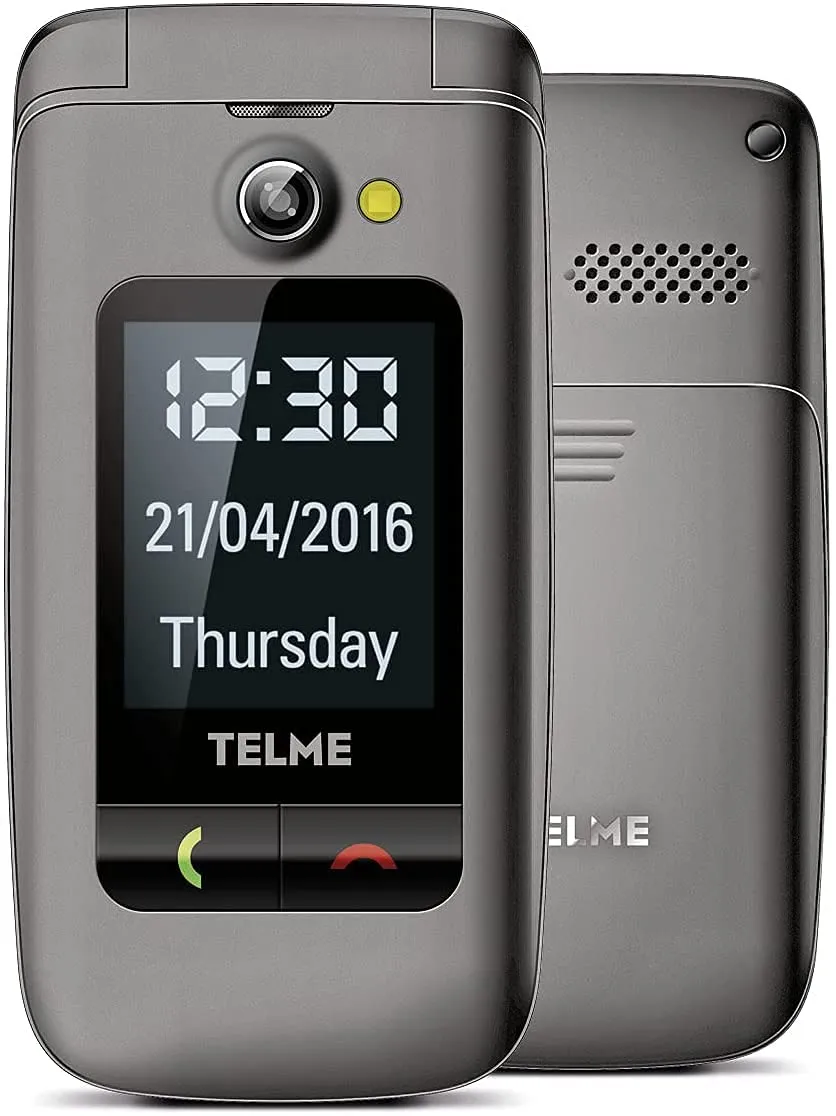 Emporia TELME X200 Telefono a Conchiglia per Anziani Space Grey SOS