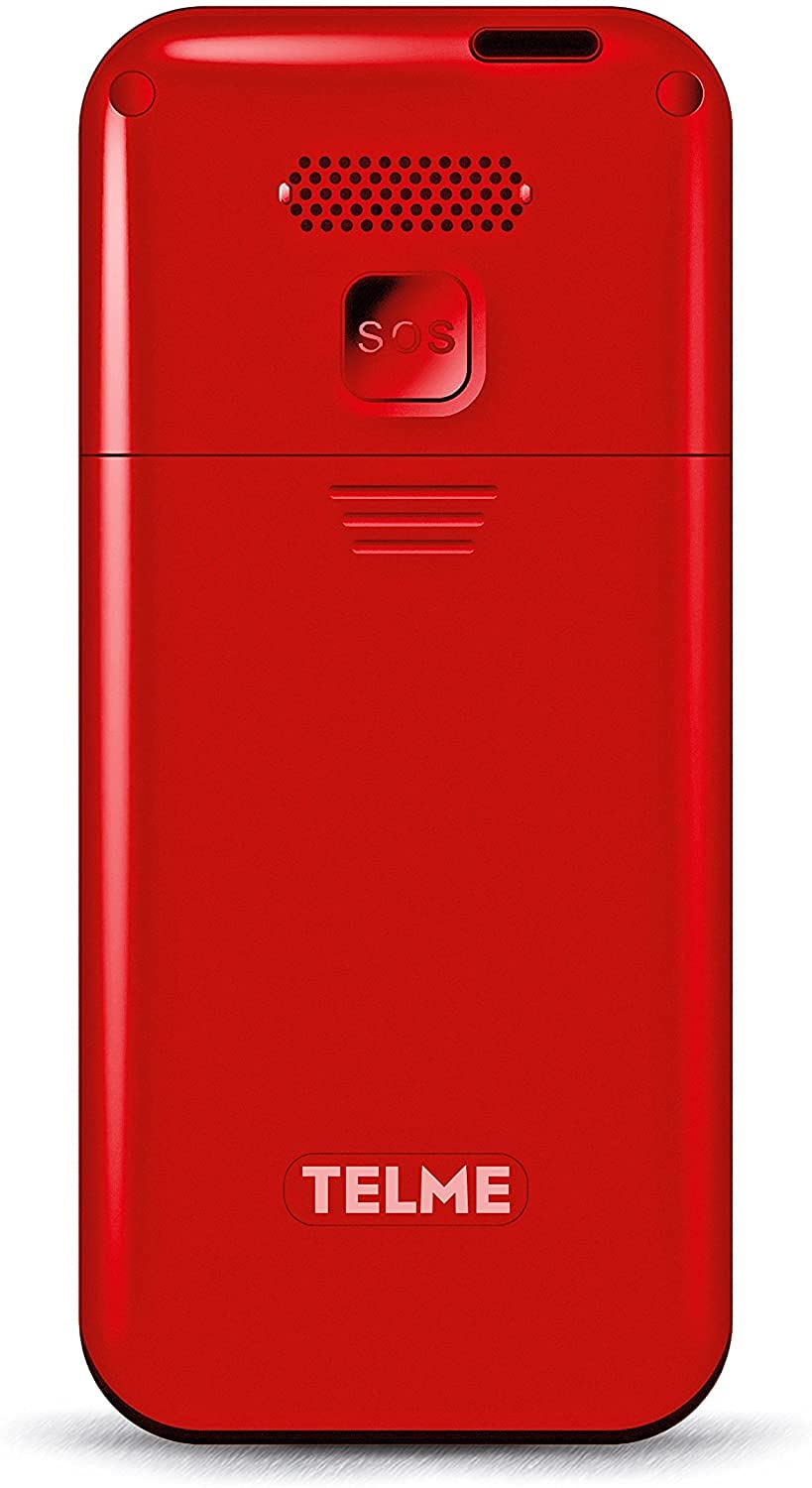 Emporia Telme C151 cellulare per anziani rosso tasti grandi