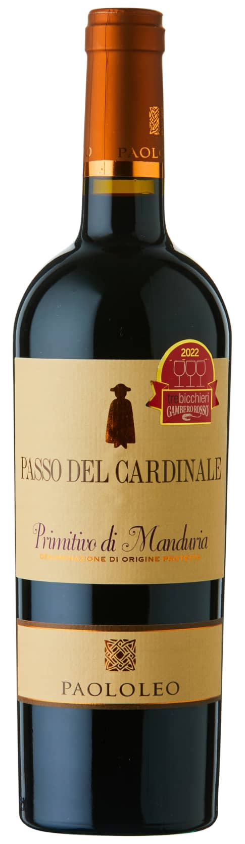 Paolo Leo Passo del Cardinale Primitivo di Manduria vino rosso