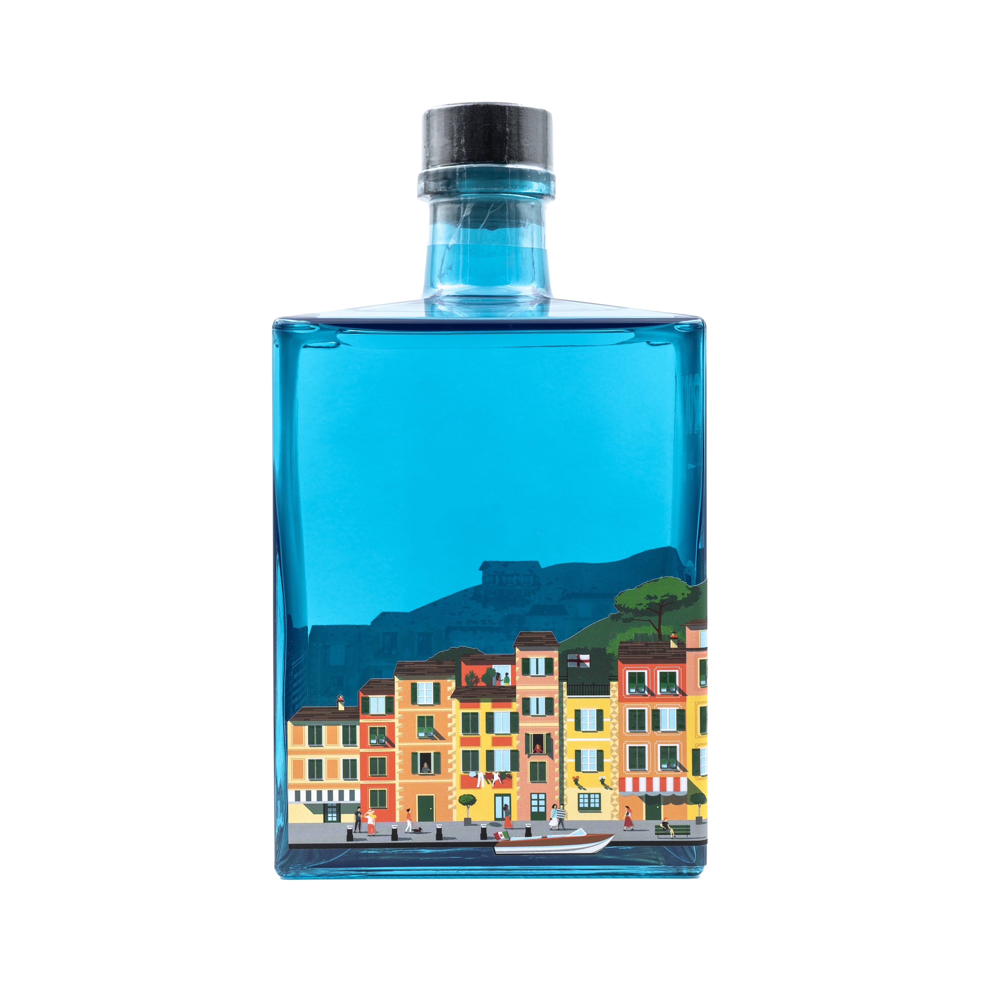 Portofino Gin Dry Gin 5 LT Cassa Legno 21 Botaniche